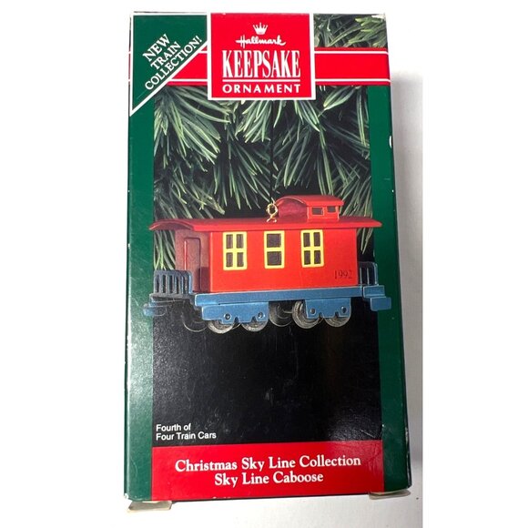 Hallmark Keepsake Ornament 1992 Christmas Sky Line Train Collection Locomotive & - Picture 9 of 9